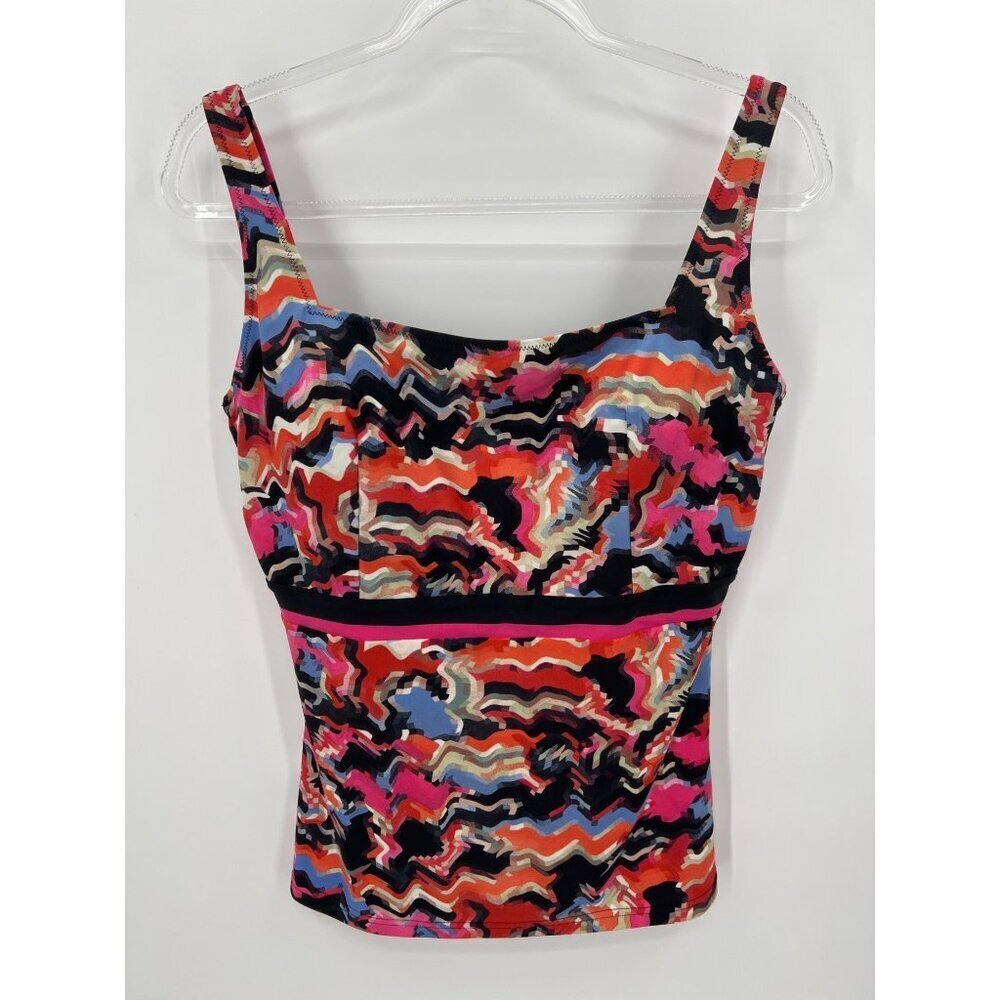 Gottex Multicolor Swim Top Size 16 Tankini